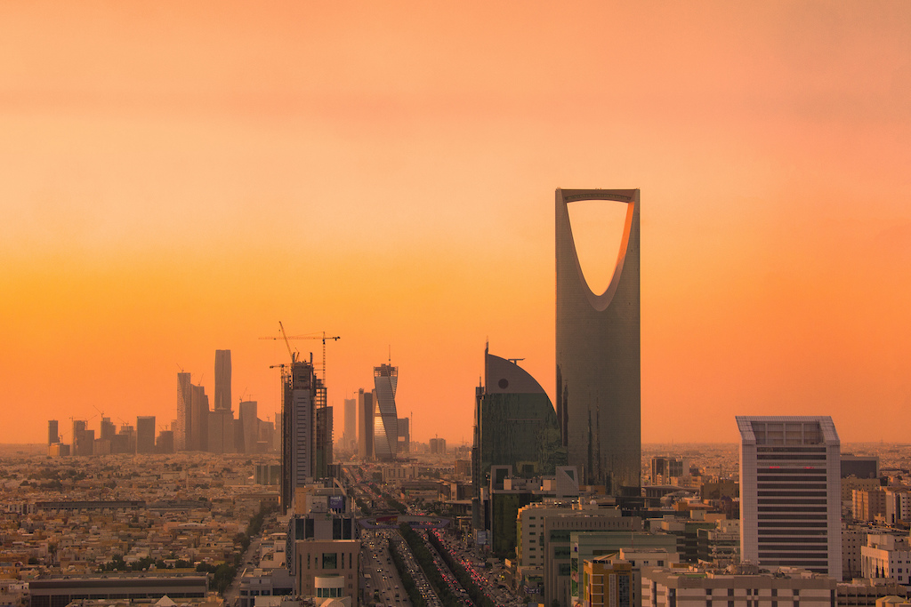 Riyadh Skyline at Dusk
