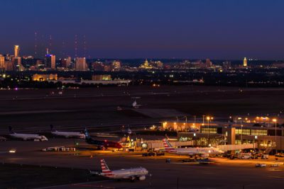 Austin Airport and Skyline