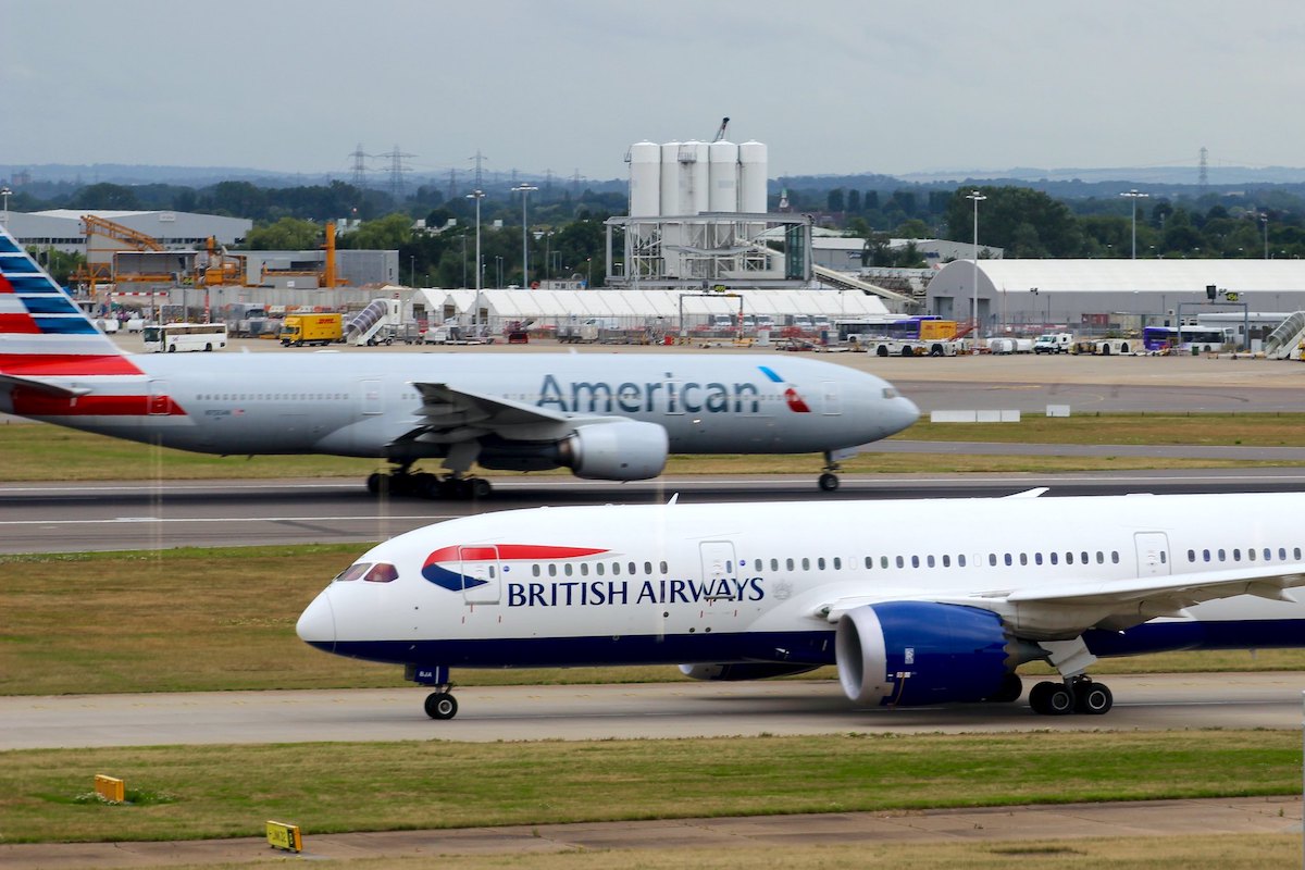 American Airlines British Airways Heathrow