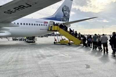Norwegian Air rear boarding
