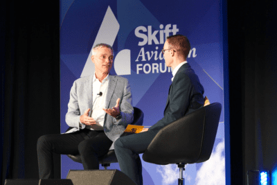 American CEO Robert Isom at the Skift Aviation Forum in November 2022.