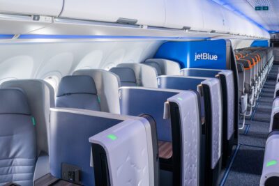 JetBlue's transatlantic Mint business class.